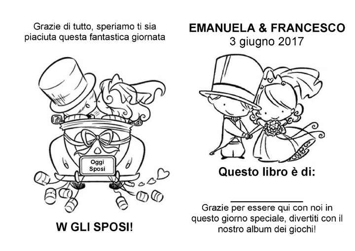 Libretto bambini nozze - Pag. 1