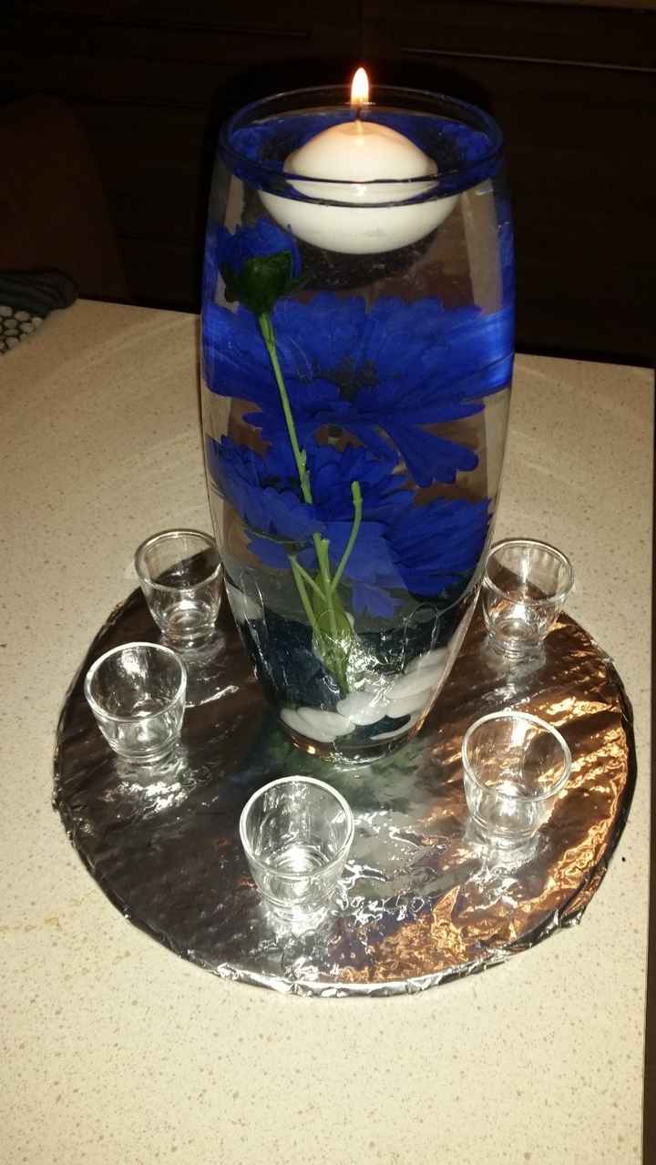 centrotavola fiori blu2