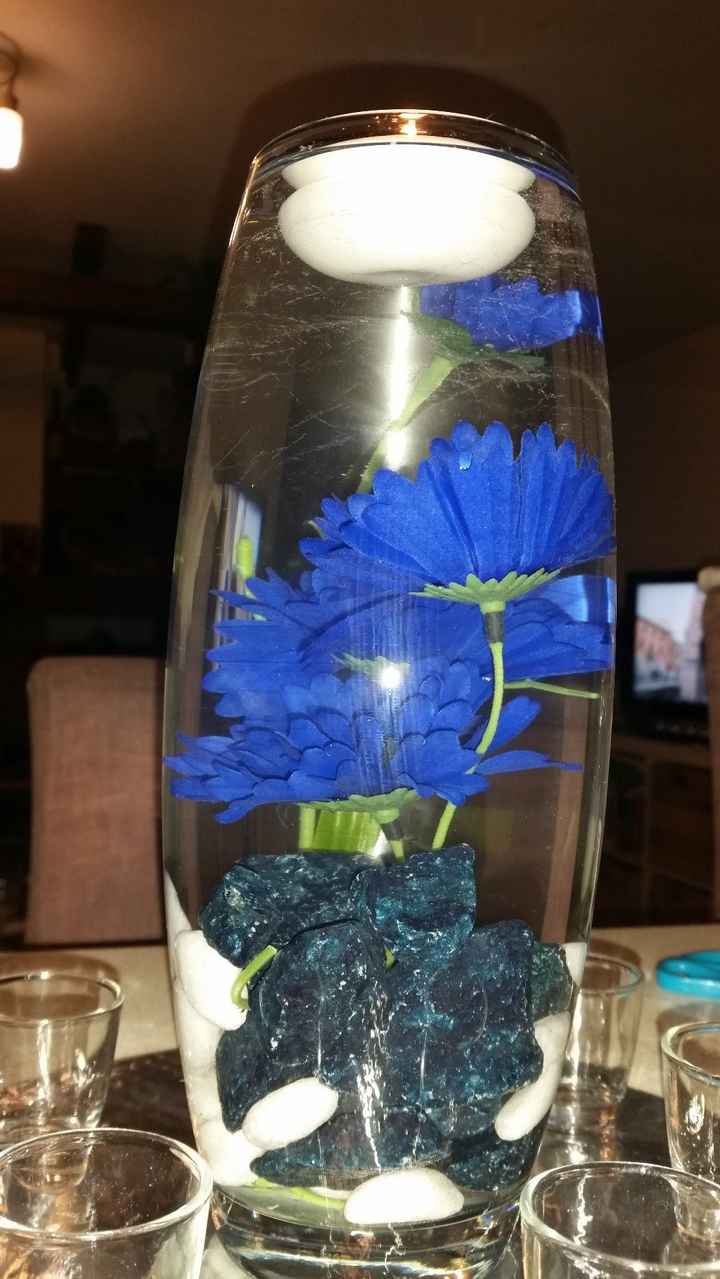 centrotavola fiori blu3