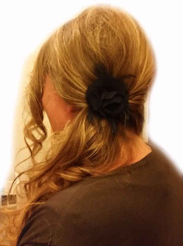 Semiraccolto laterale con treccia 2