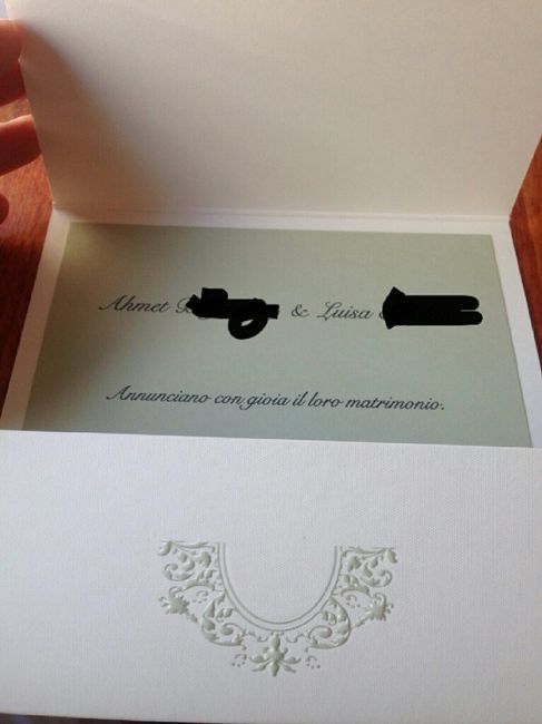 Partecipazioni pronte alla consegna!!! - 2