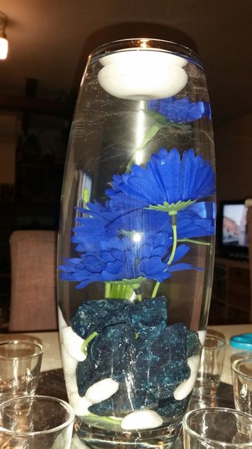 centrotavola fiori blu3