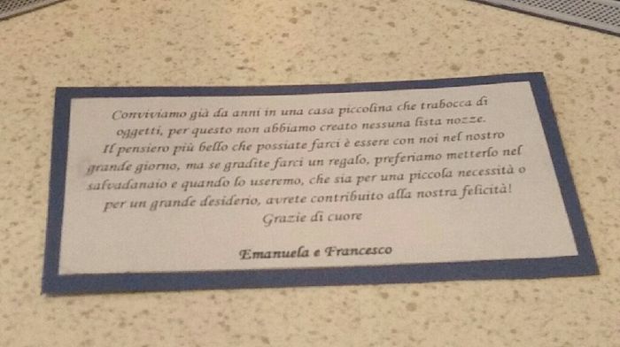 Lista nozze - 1