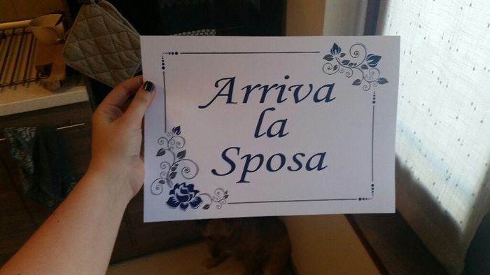 Lavagna con su scritto zio sta arrivando la tua sposa - 2