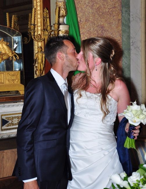 Prime foto da marito e moglie!
