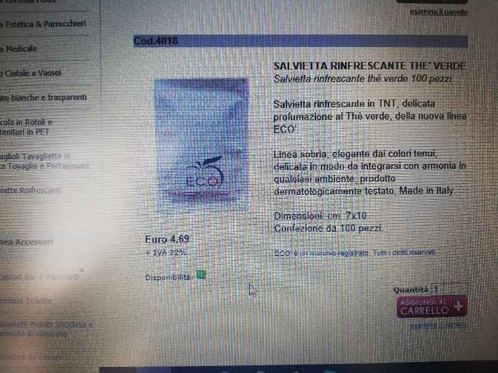 Salviette rinfrescanti - 1