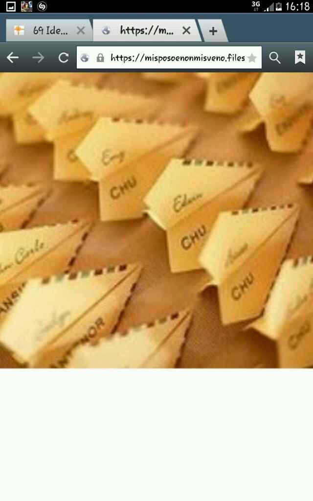 Segnaposto tema viaggio - 1