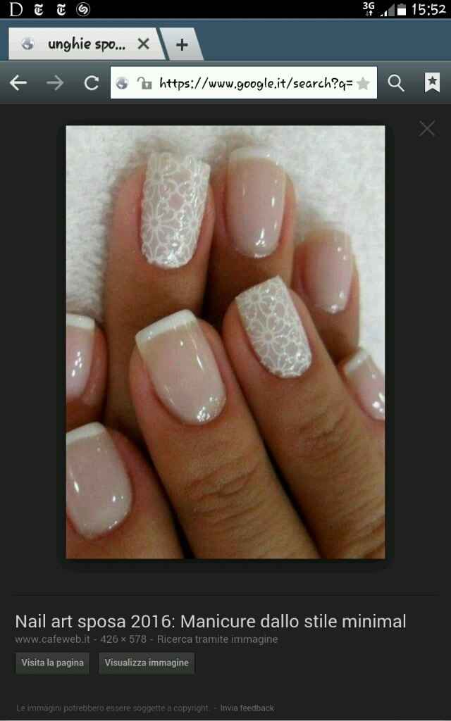 Unghie gel per sposa - 2