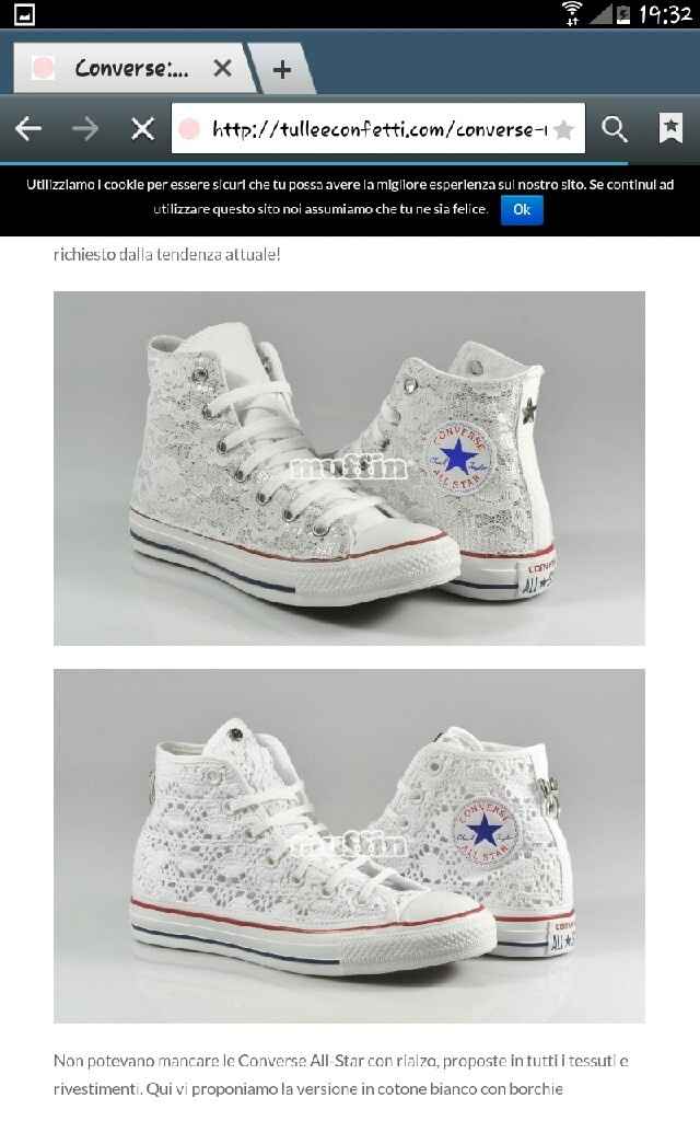 Scarpe converse da sposa - 2