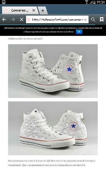 converse da sposa