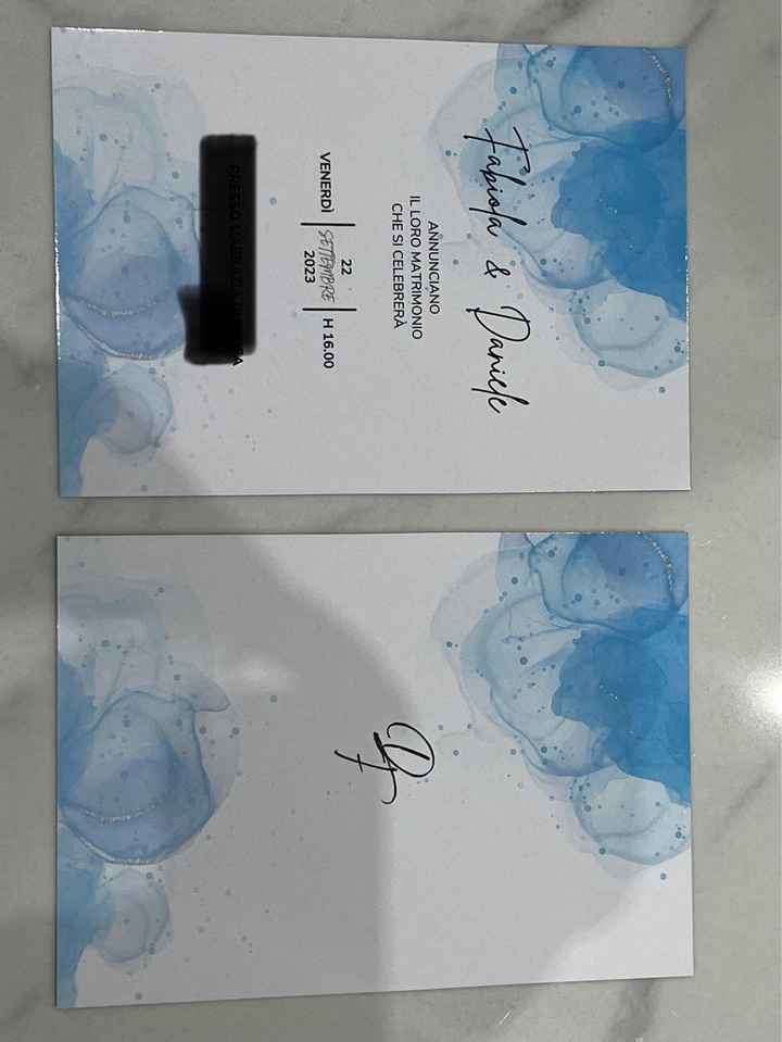 Partecipazioni stampate da Canva - 1