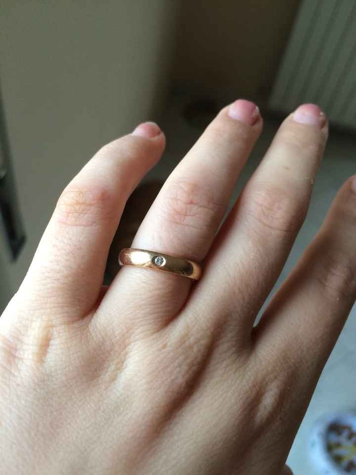 Foto delle vostre fedi indossate da voi! - 1