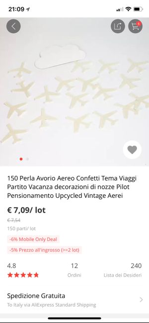 Coriandoli tema viaggio - 1