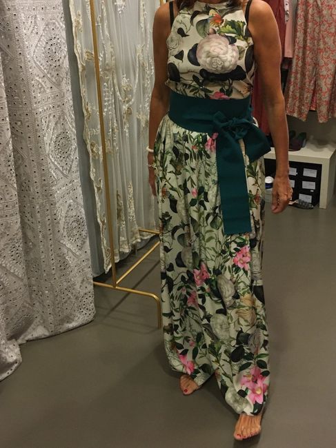 abito mamma sposa floreale