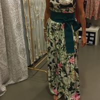 abito mamma sposa floreale