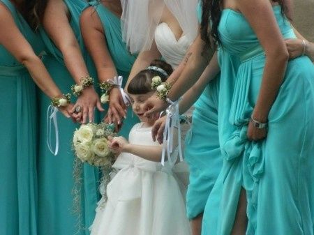 con le damigelle e giuly 