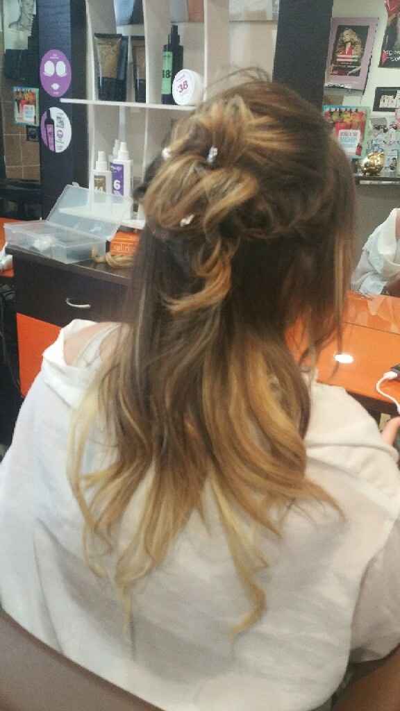 Oggi prima prova acconciatura.... - 2