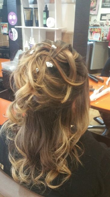 Oggi prima prova acconciatura.... - 3