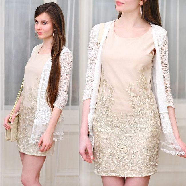 Puoi abinare tuo bel abito con un cardigan più leggero, per un look più attuale.