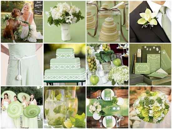 Idee matrimonio in verde 5