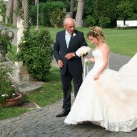 Arrivando con mio padre :)