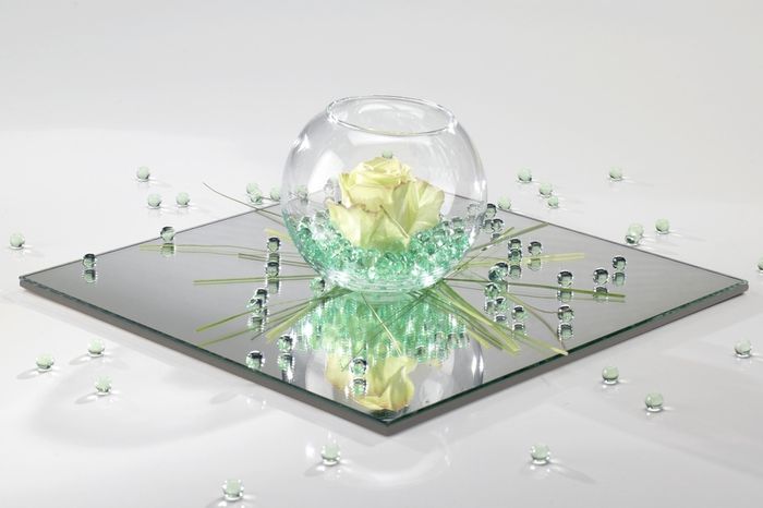 Centro tavola verde chiaro