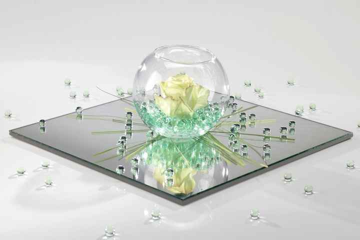 Centro tavola verde chiaro