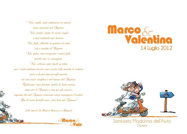 Copertina Libretto messa