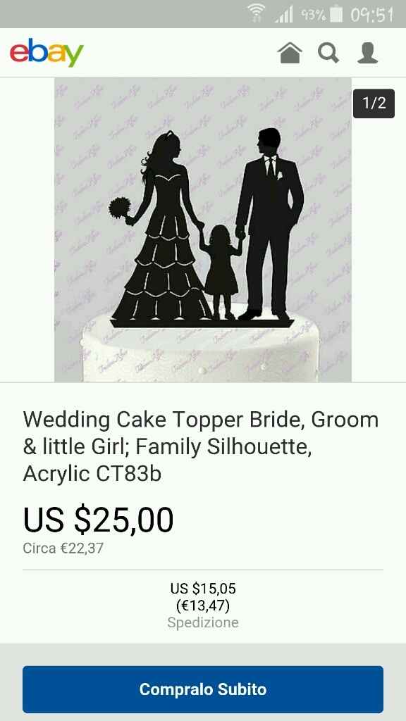 Cake topper - 1
