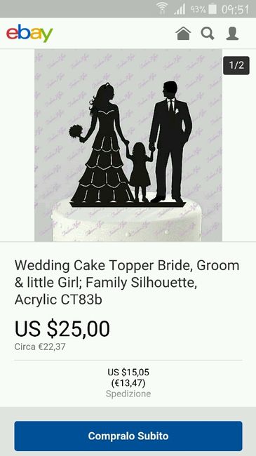 Cake topper - 1