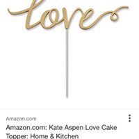 Cake topper preso! - 1