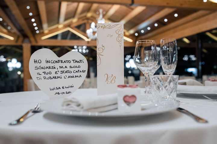 Pubblica una foto di qualche dettaglio del tuo matrimonio - 1