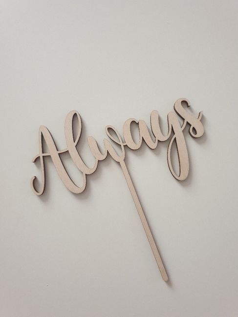 Cake topper - 1
