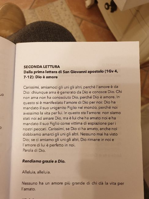 Letture matrimonio - 1