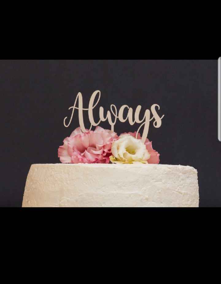 Cake topper 🤔 - 1