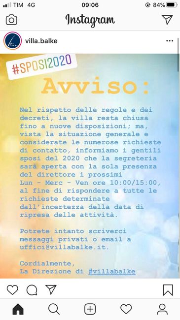 Villa balke info x spostare. Coronavirus 1