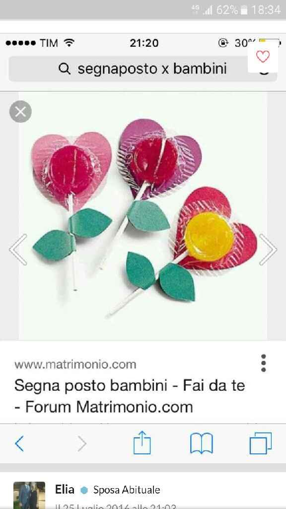 Segnaposti bimbi - 1