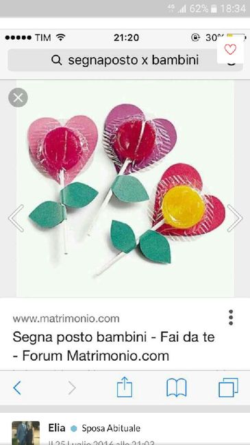 Segnaposti bimbi - 1