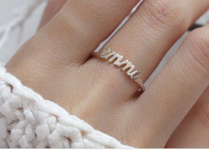 Anello con nome bimbo/a 1