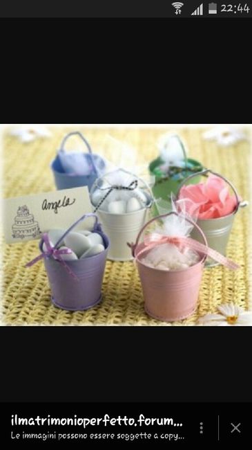 Segnaposto al ricevimento. - 1