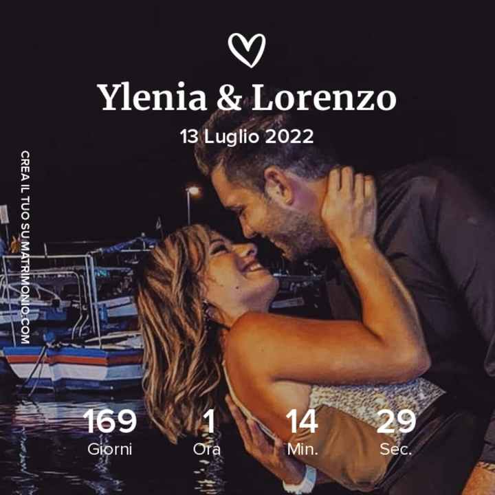 -169 giorni alla nostra favola 🤵🏻👰🏼 - 1