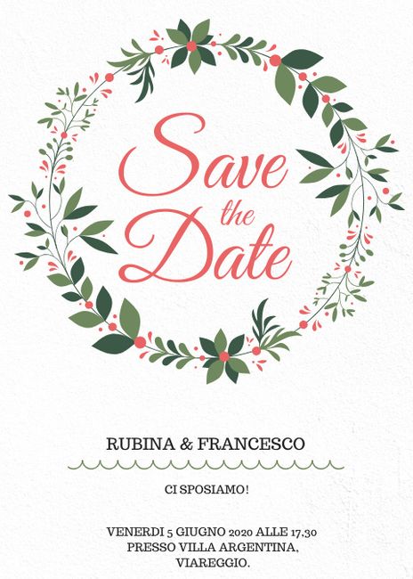 Save the date 1