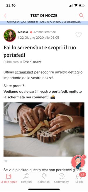 Fai lo screenshot e scopri il tuo portafedi 7