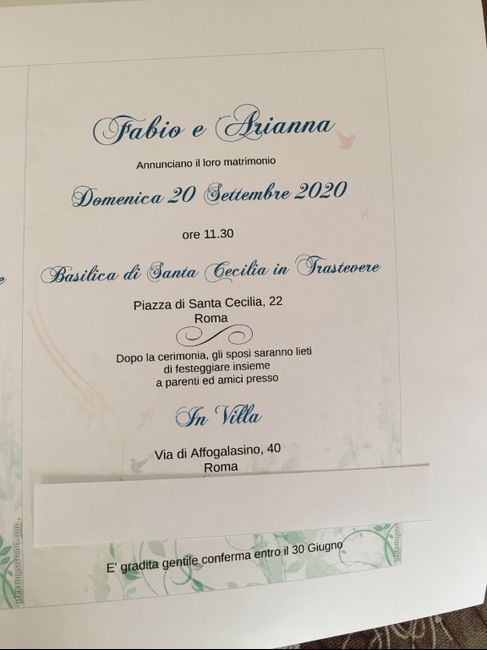 Partecipazioni / Inviti fai da te 1