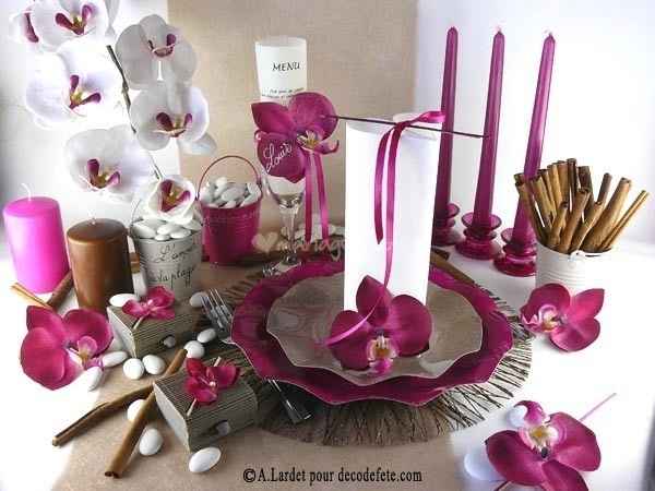 Tavola matrimonio fucsia