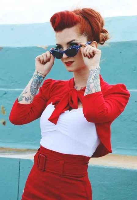 acconciatura pin up