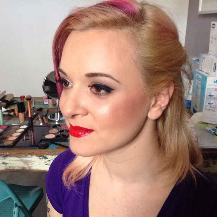 Il mio trucco sposa pin up!! - 1