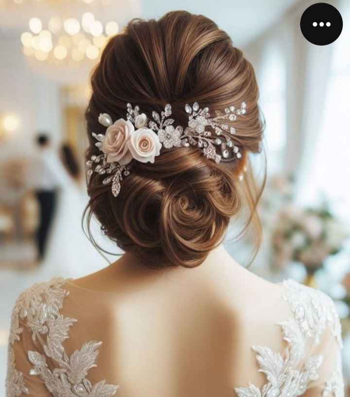 Acconciatura con fiori: velo sì o velo no? - 2