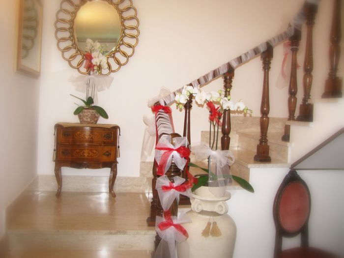 Addobbo scala di casa che mi piace