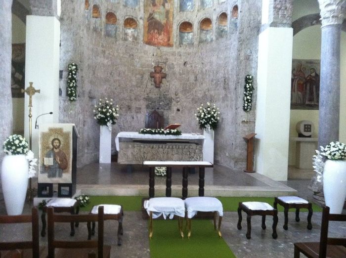 Allestimento chiesa che mi piace